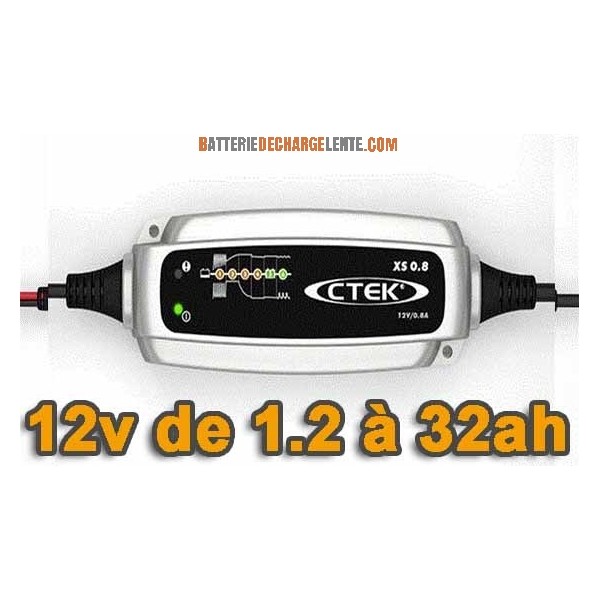 Ctek Chargeur de batterie XS 0.8