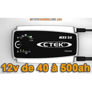 Chargeur batterie CTEK MXS 25
